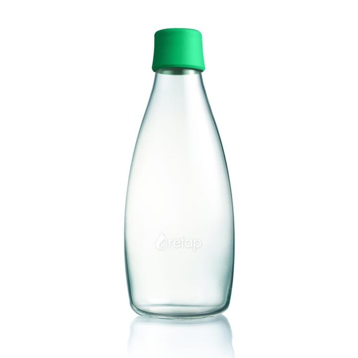 Retap glass bottle 0.8 l - dark green - Retap