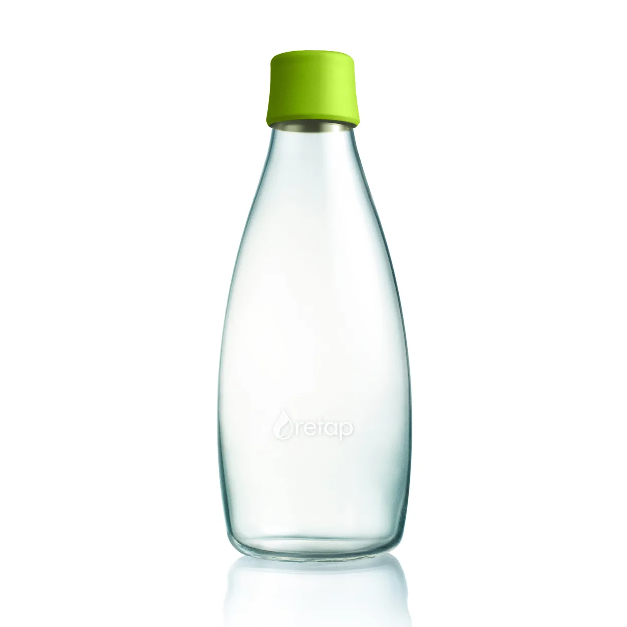 Retap glass bottle 0.8 l forest green | Scandinavian Design | Water bottles | Green