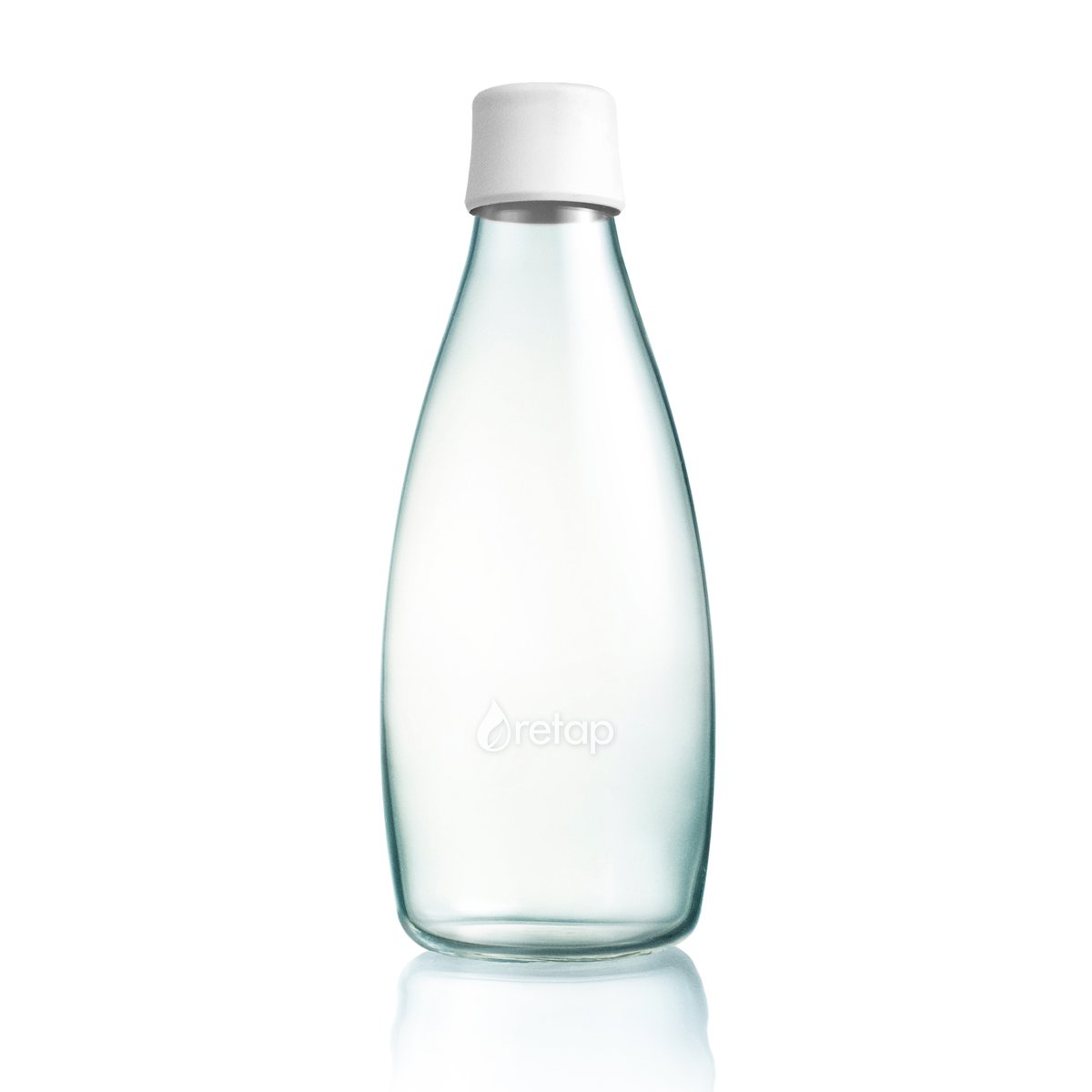 Retap Retap glass bottle 0.8 l frosted | Scandinavian Design | Water bottles | Transparent