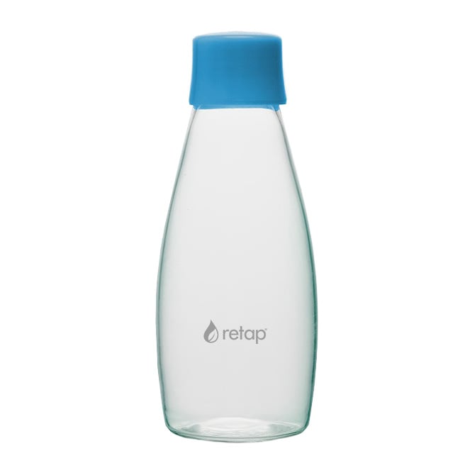 Retap Retap Go 05 glass bottle screw top 50 cl Light blue