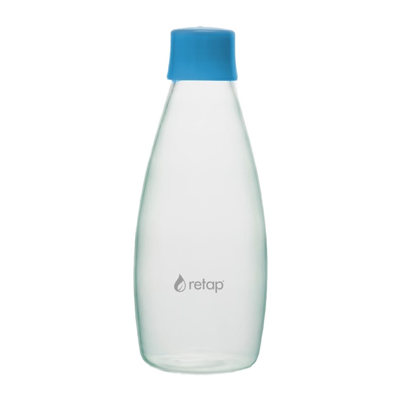 Retap Retap Go 08 glass bottle screw top 80 cl Light blue