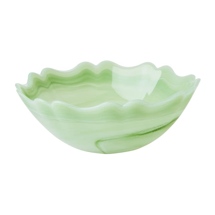 Alabaster glass bowl 50 cl - Green - RICE