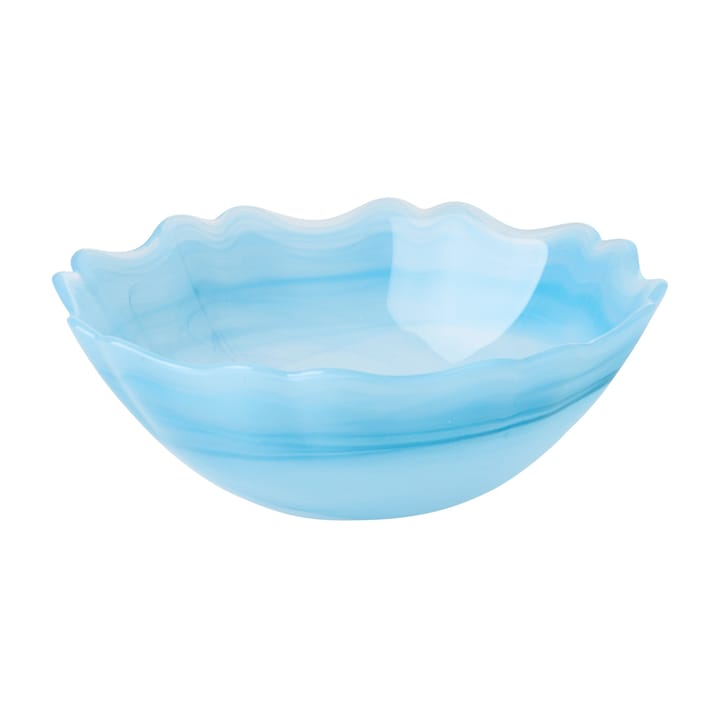 Alabaster glass bowl 50 cl - Sky blue - RICE
