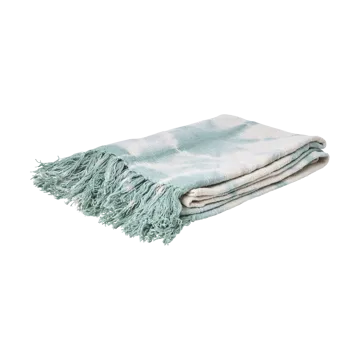 Rice blanket 125x150 cm - Tie-dye, green - RICE