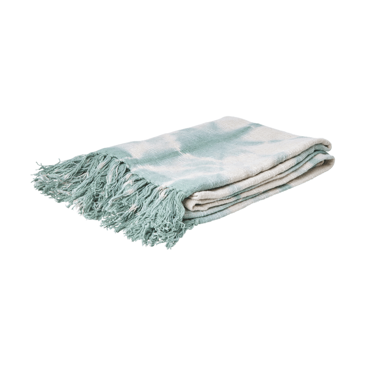 Rice blanket 125x150 cm - Tie-dye, green - RICE