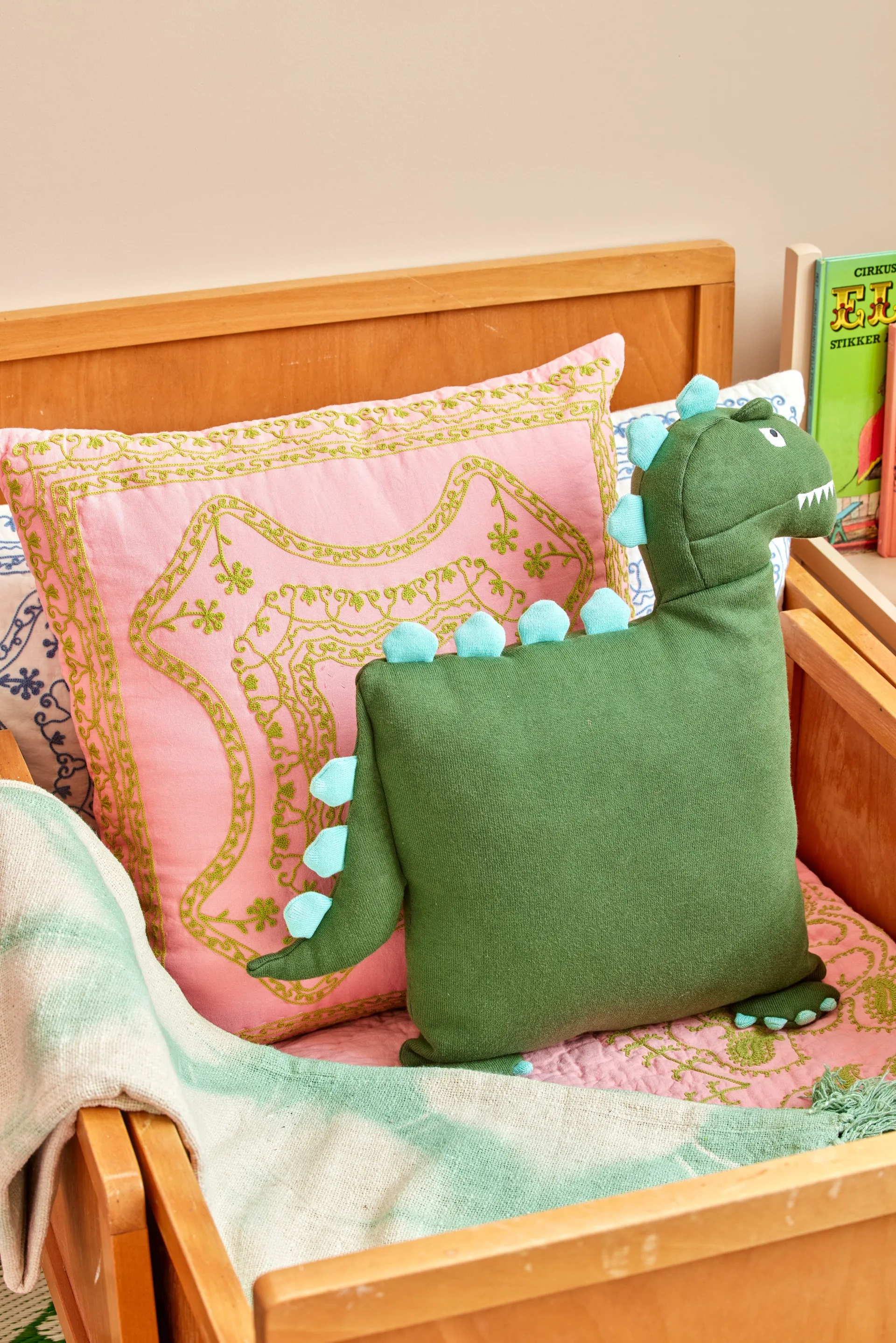 Rice blanket 125x150 cm, Tie-dye, green RICE