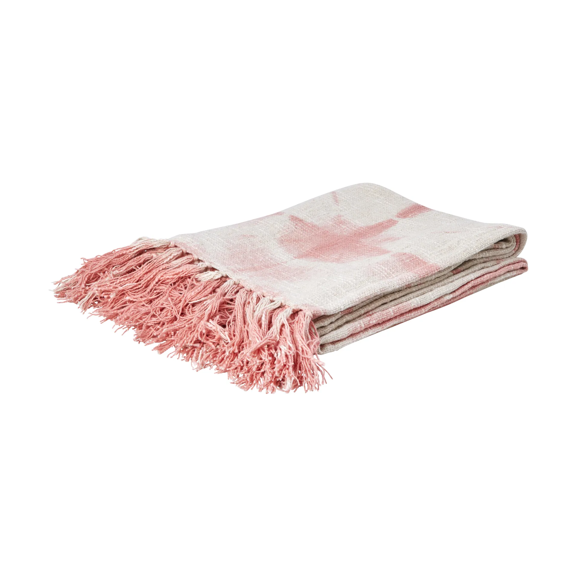 Rice blanket 125x150 cm, Tie-dye, soft pink RICE
