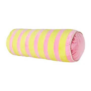 Rice bolster cushion 25x60 cm - Pink-yellow - RICE