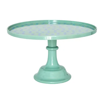 Rice cake plate Ø30 cm - Dots-green - RICE