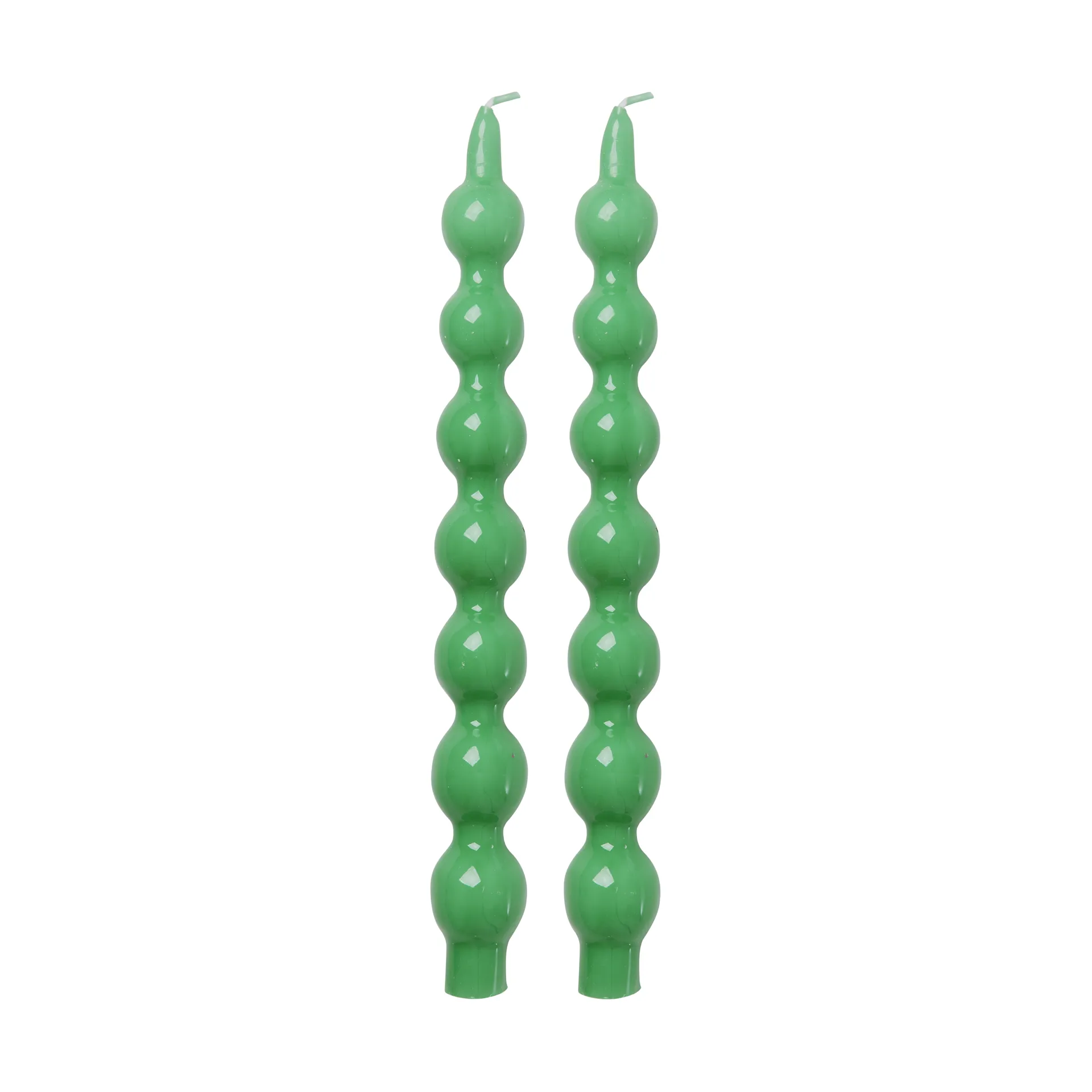 Rice candles 30.2 cm 2-pack, Green RICE