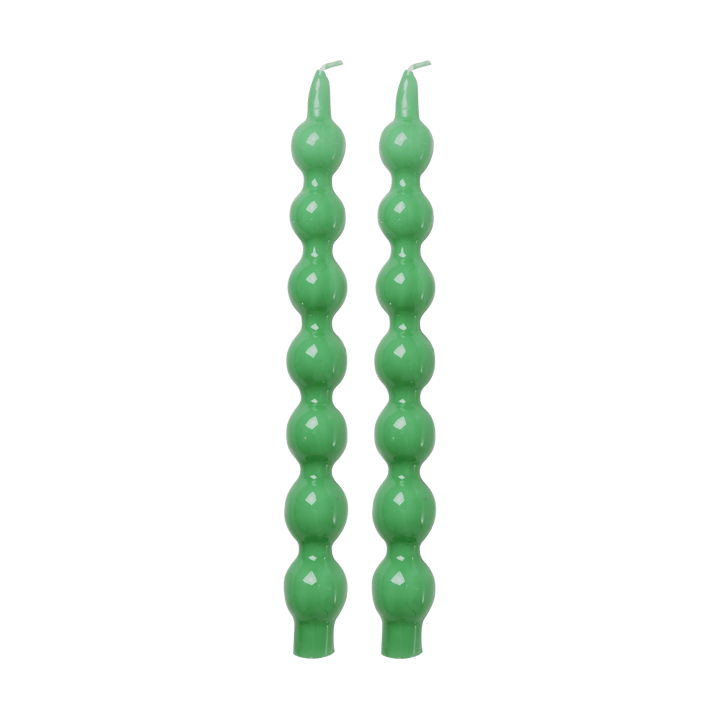 Rice candles 30.2 cm 2-pack - Green - RICE