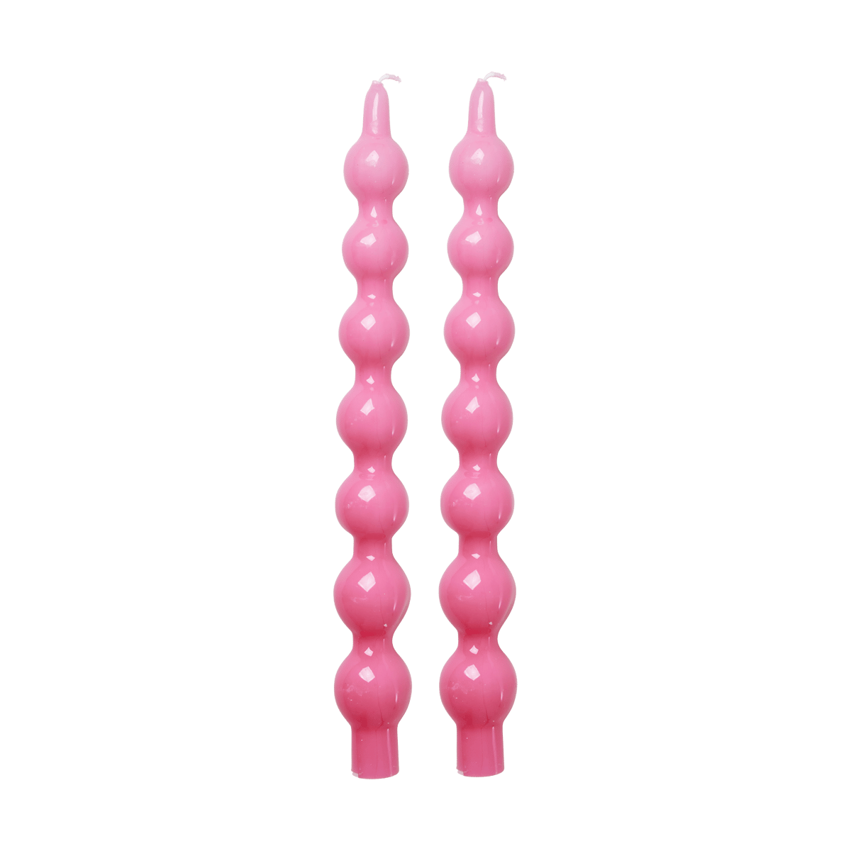 Rice candles 30.2 cm 2-pack Pink | Scandinavian Design | Candles | Pink
