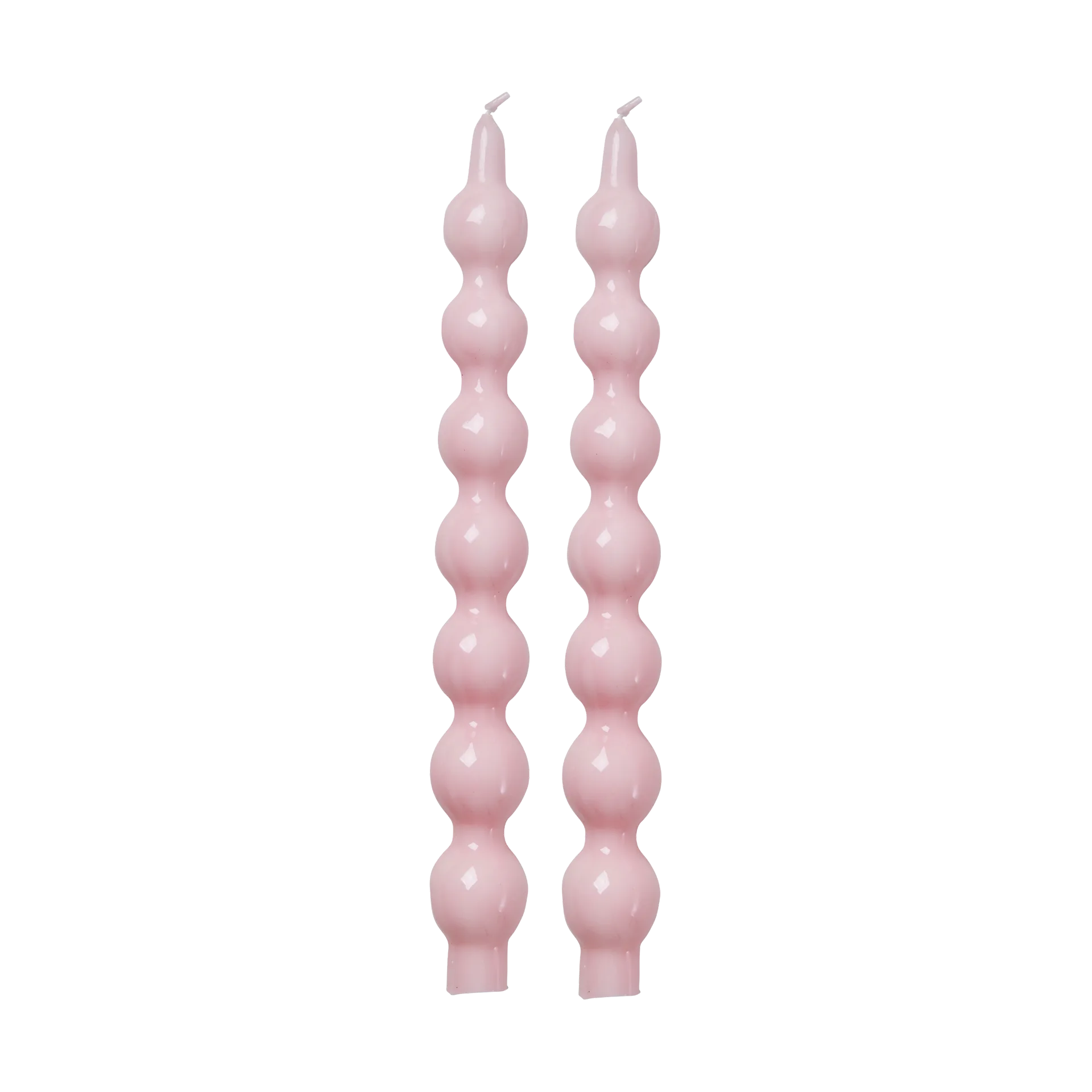 Rice candles 30.2 cm 2-pack, Soft pink RICE