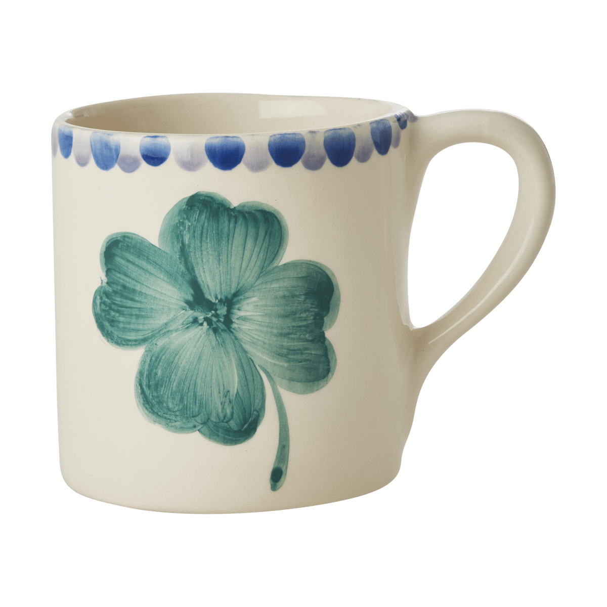 RICE Rice ceramic cup 420 ml Good Luck Clover