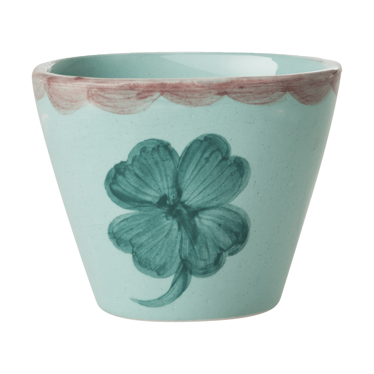 RICE Rice ceramic espresso cup 7 cl Good Luck Clover