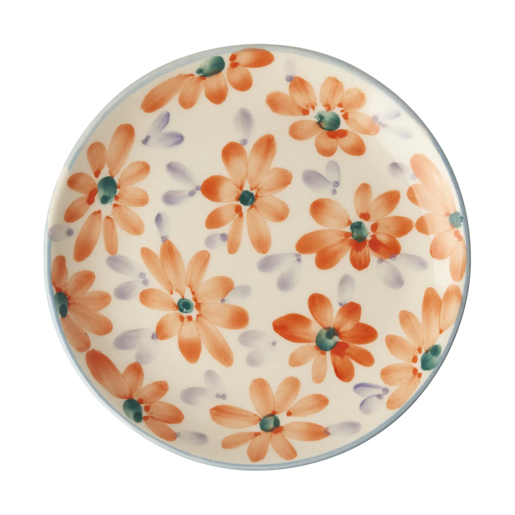 Rice ceramic plate Ø15 cm, Orange RICE
