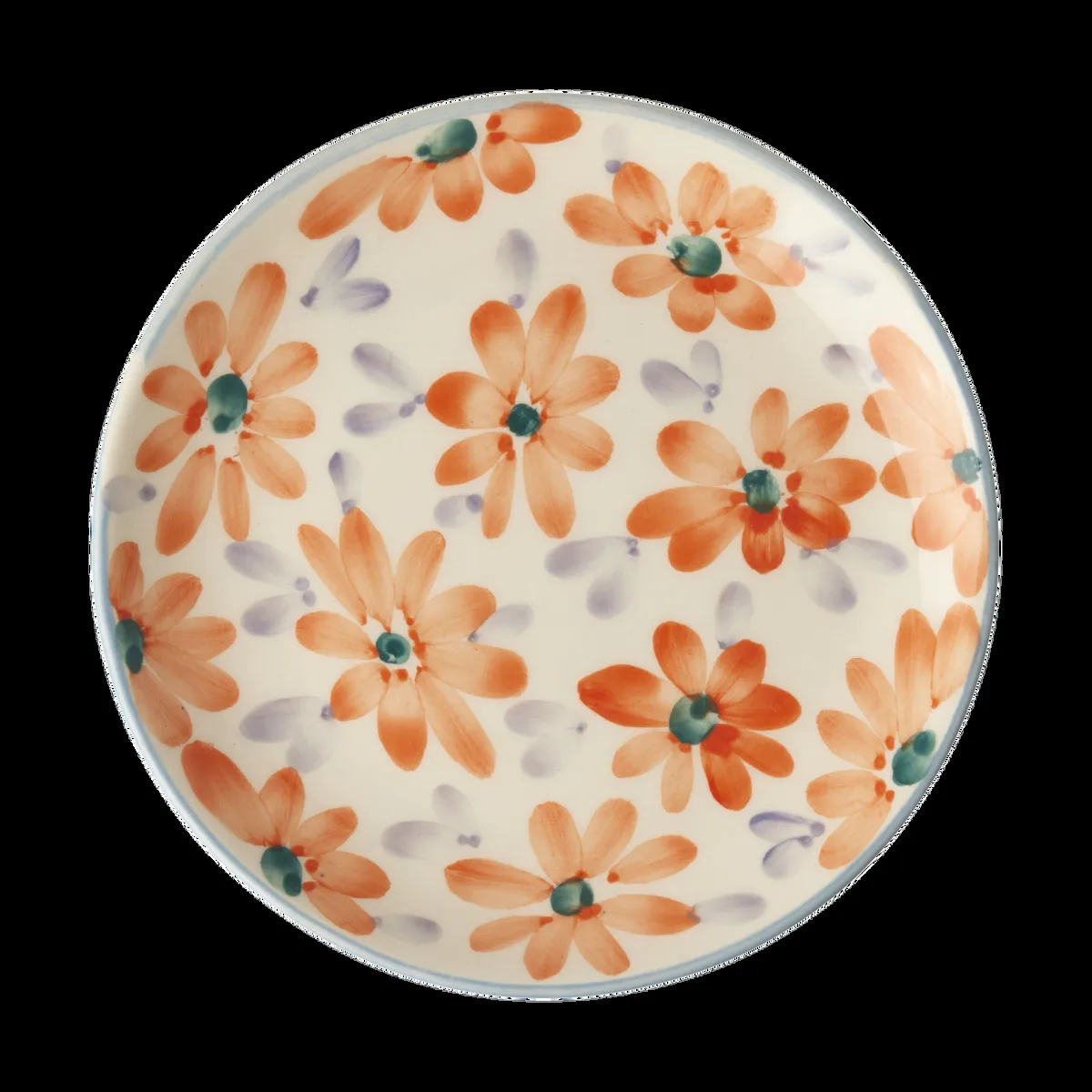 RICE Rice ceramic plate Ø15 cm Orange