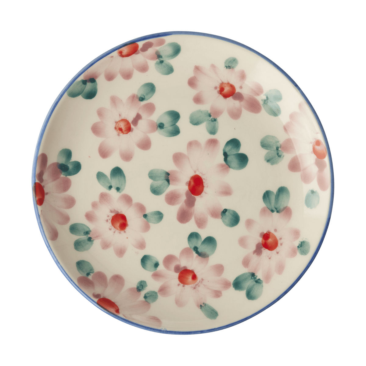 Rice ceramic plate o15 cm Pink | Scandinavian Design | Dinner plates | Pink