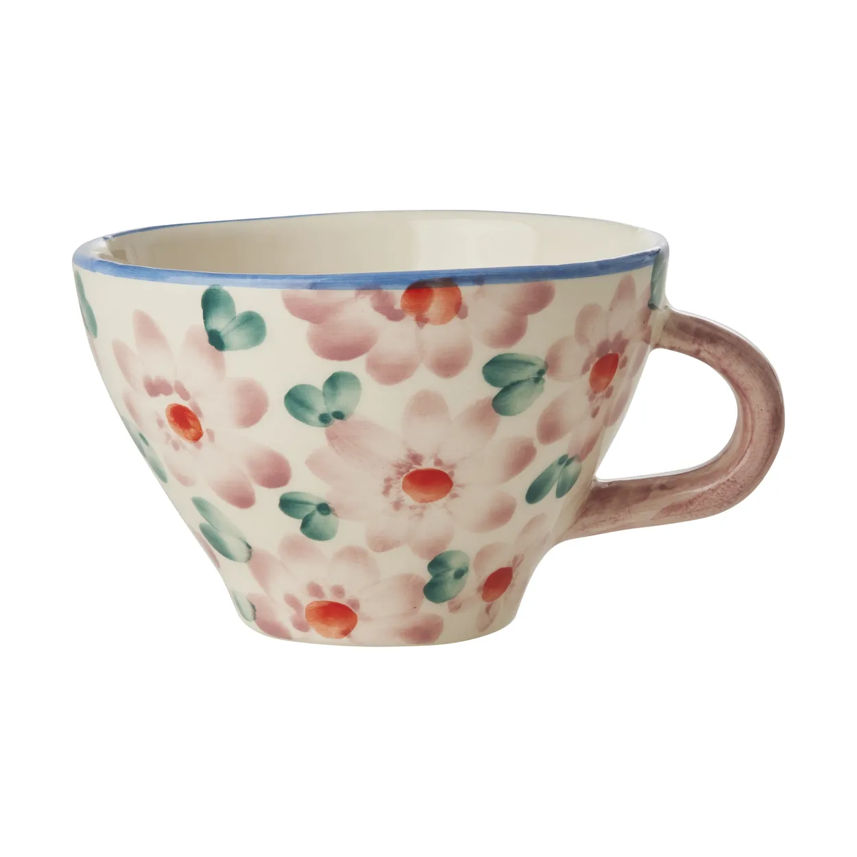 Rice ceramic teacup Pink | Scandinavian Design | Coffee cups | Pink