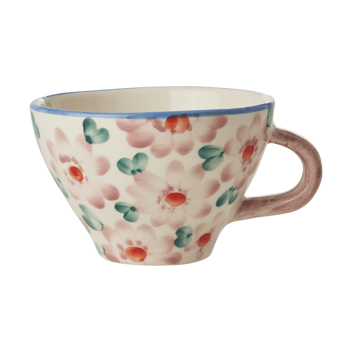 Rice ceramic teacup Pink | Scandinavian Design | Coffee cups | Pink