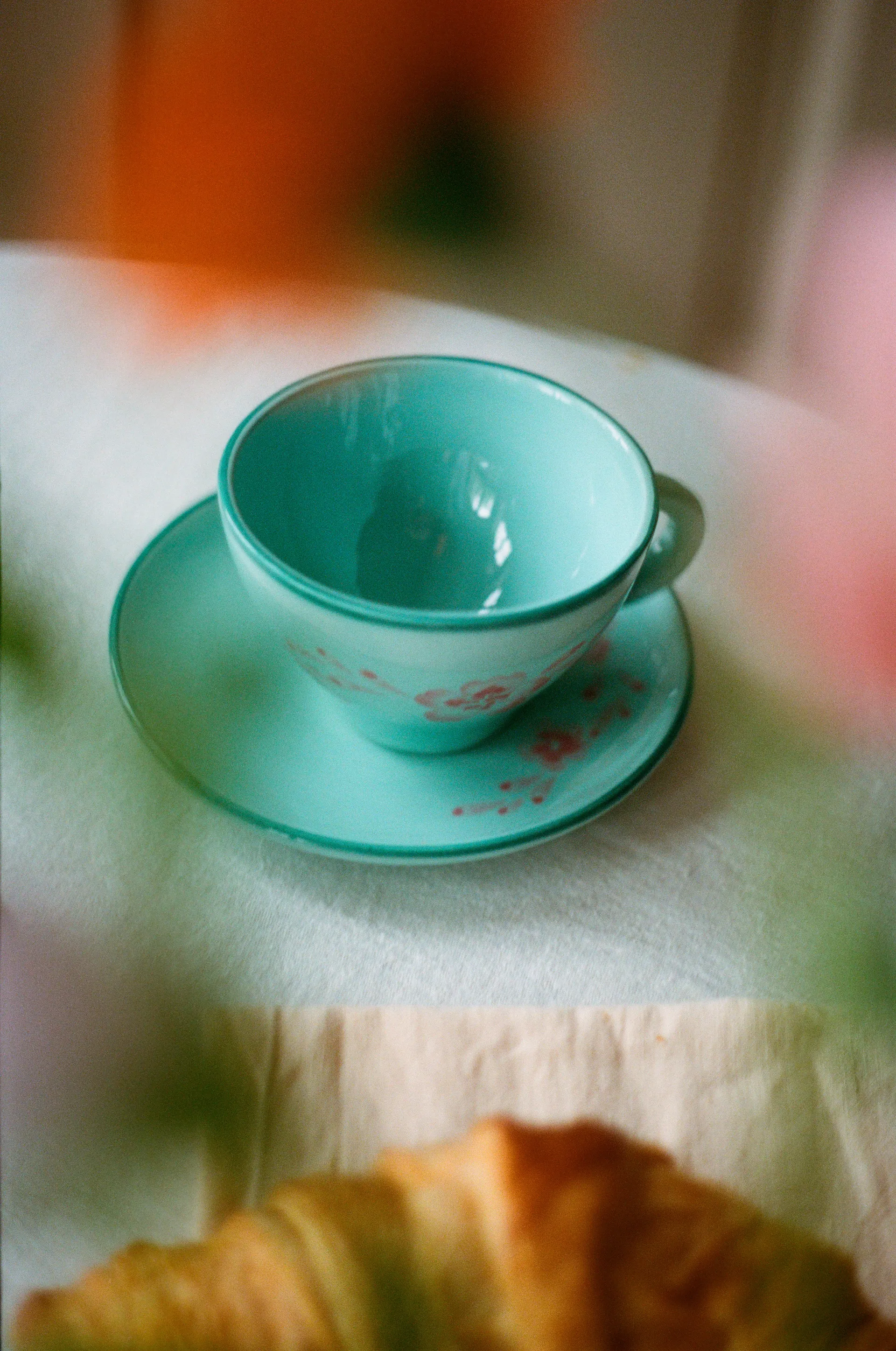 Rice ceramic teacup, Wine RICE