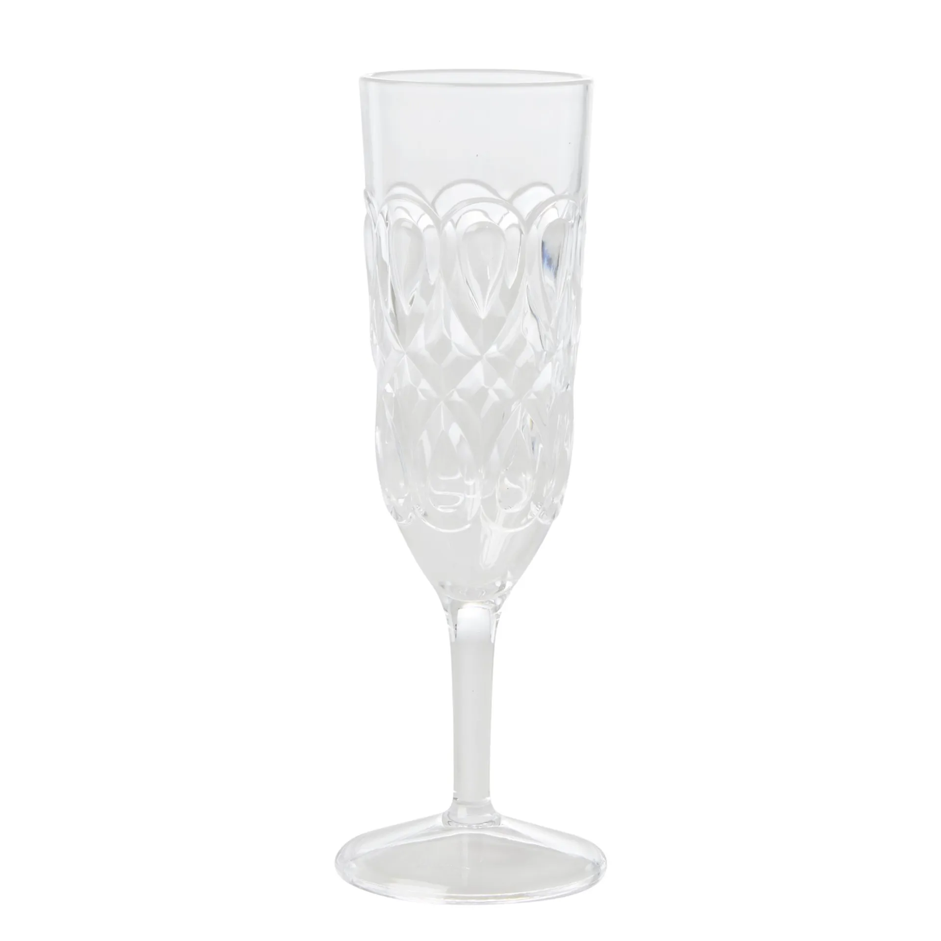 Rice champagne glass acrylic, clear RICE