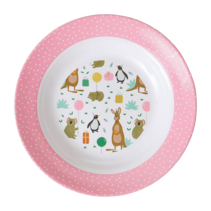 Rice children's bowl melamin Ø20 cm - Party animal-Pink - RICE