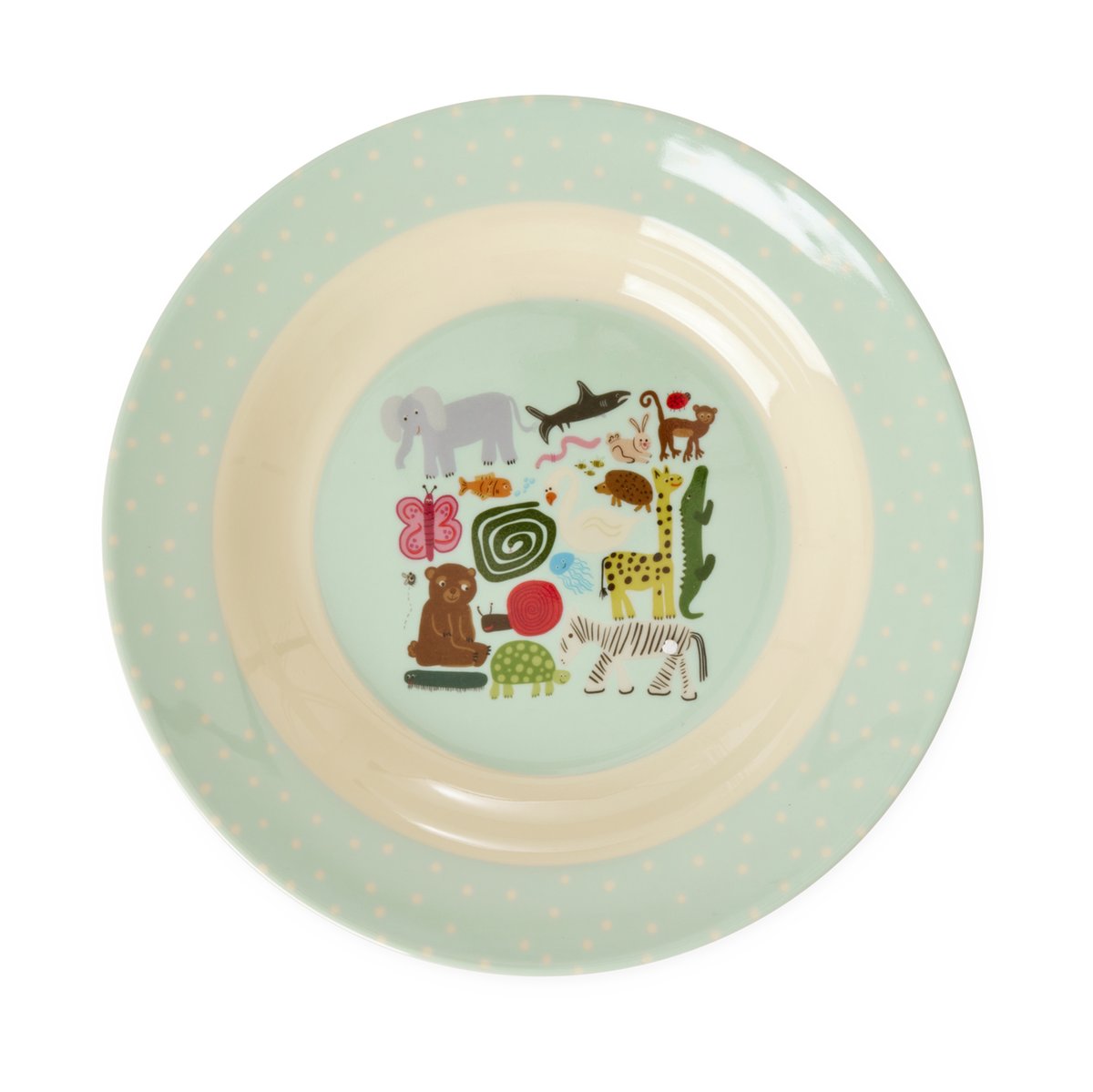 RICE Rice children"s bowl melamine Ø20 cm Mint