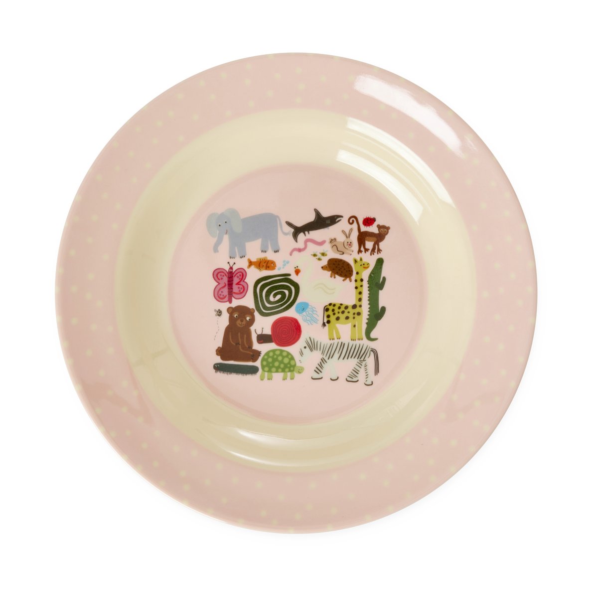 RICE Rice children"s bowl melamine Ø20 cm Pink