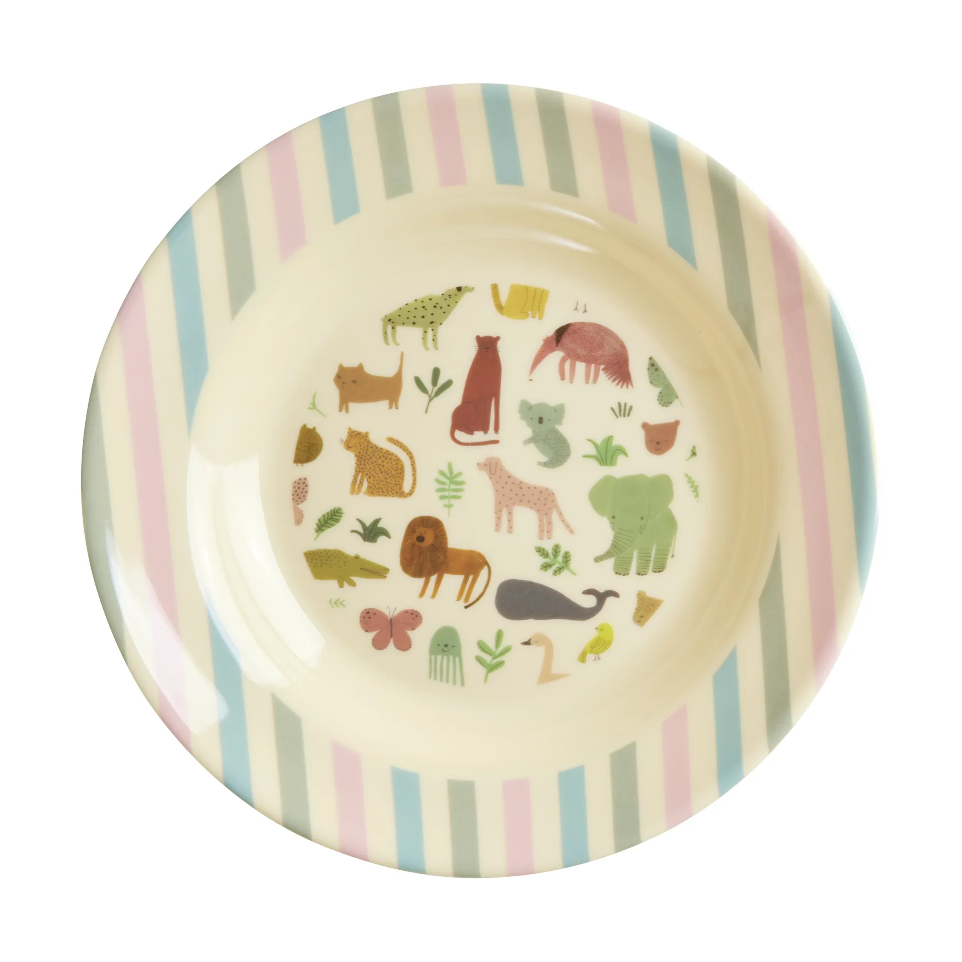 Rice children's bowl melamine Ø20 cm, Sweet Jungle Print RICE