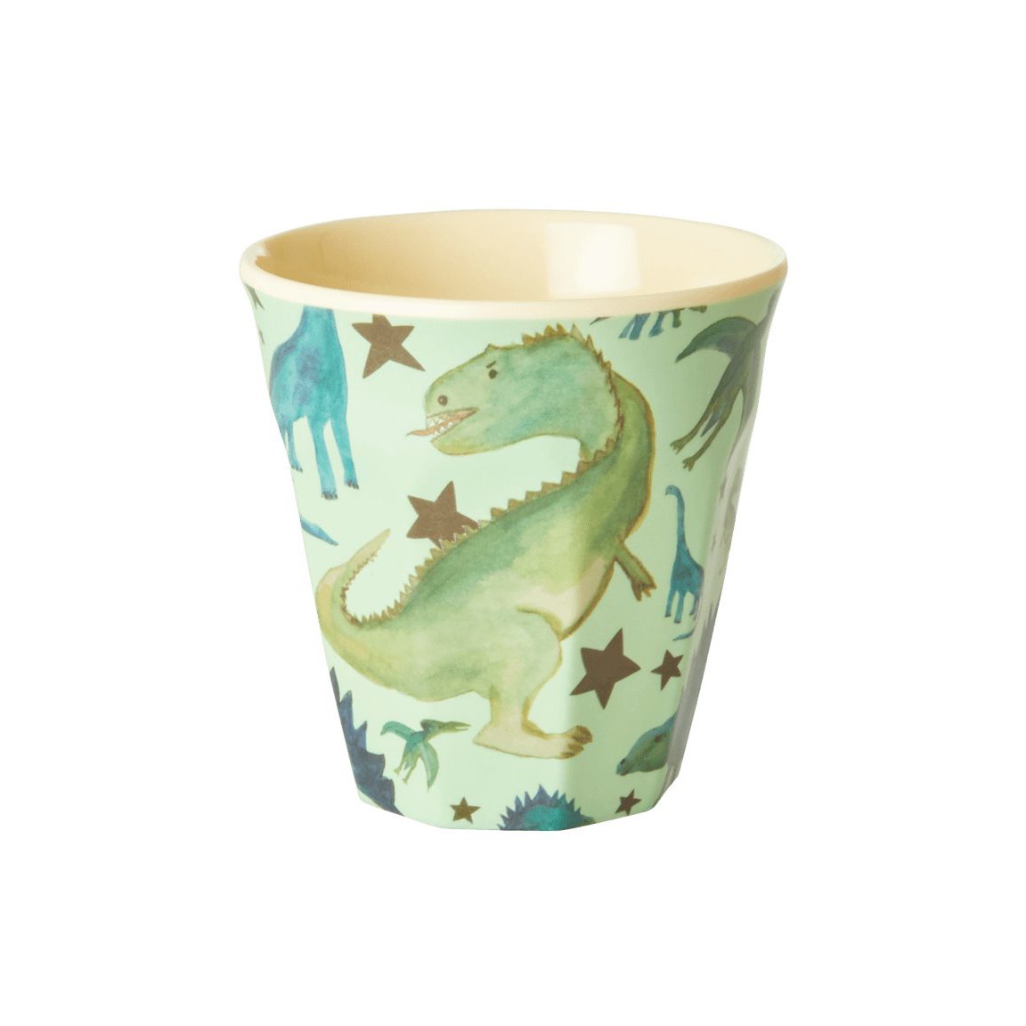 Rice children's cup melamine Dinosaurs | Scandinavian Design | Children's tableware | Blue