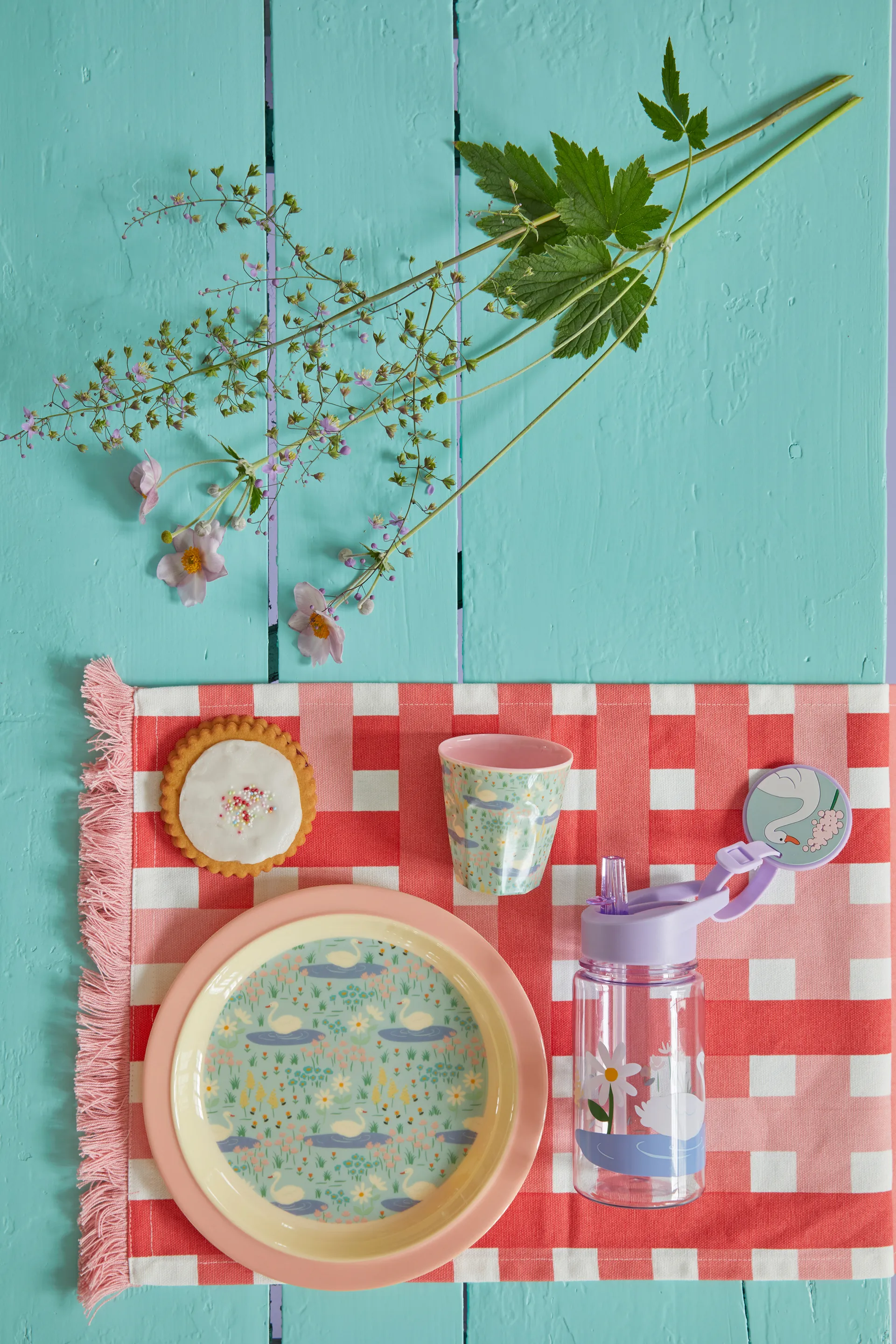 Rice children's cup melamine, Swan RICE