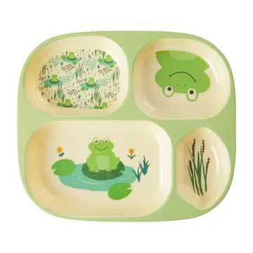 Rice children's dinnerware set 4 pieces - Frog - RICE