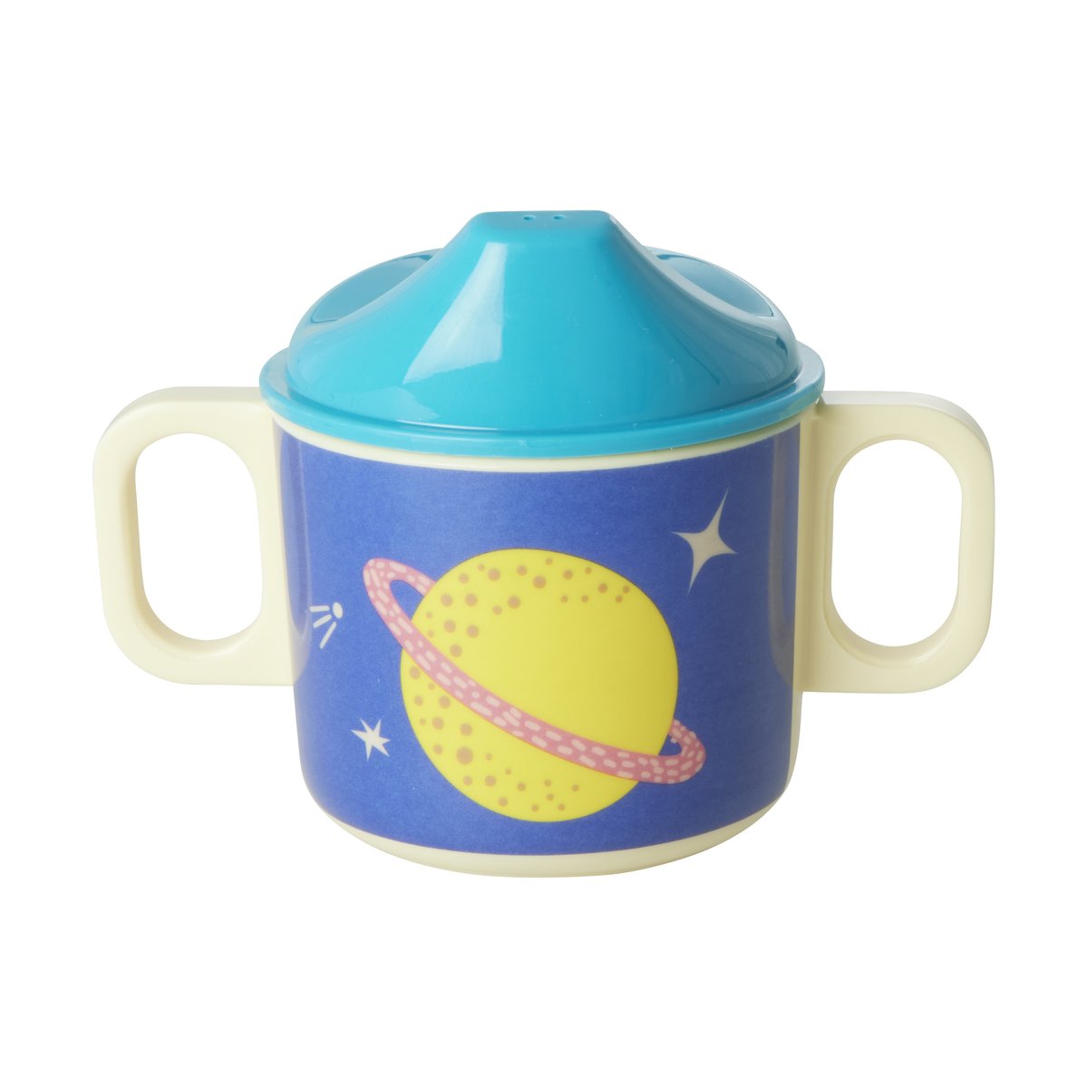 RICE Rice children's mug with two handles 20 cl Galaxy