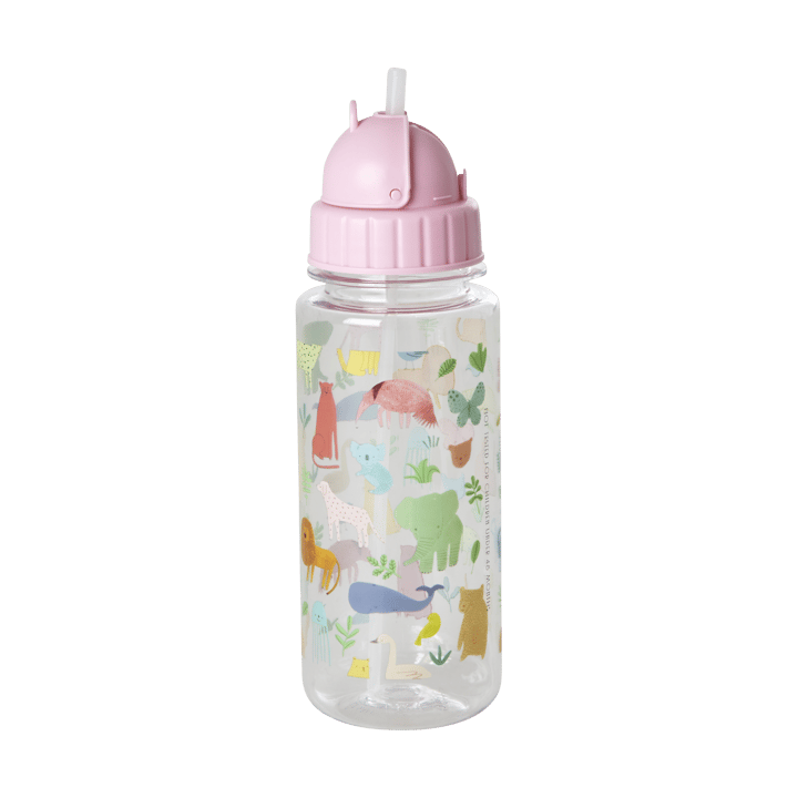 Rice children's water bottle 45 cl - Sweet Jungle Print-Soft Pink - RICE