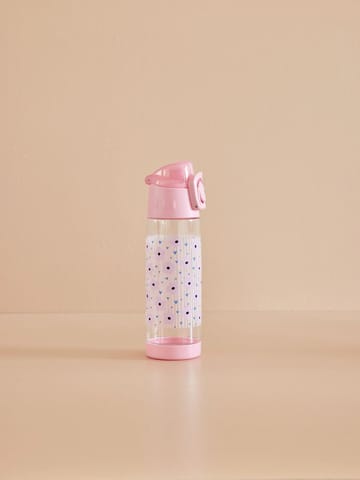 Rice children's water bottle 50 cl - Flower print-pink - RICE