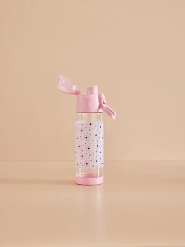 Rice children's water bottle 50 cl - Flower print-pink - RICE