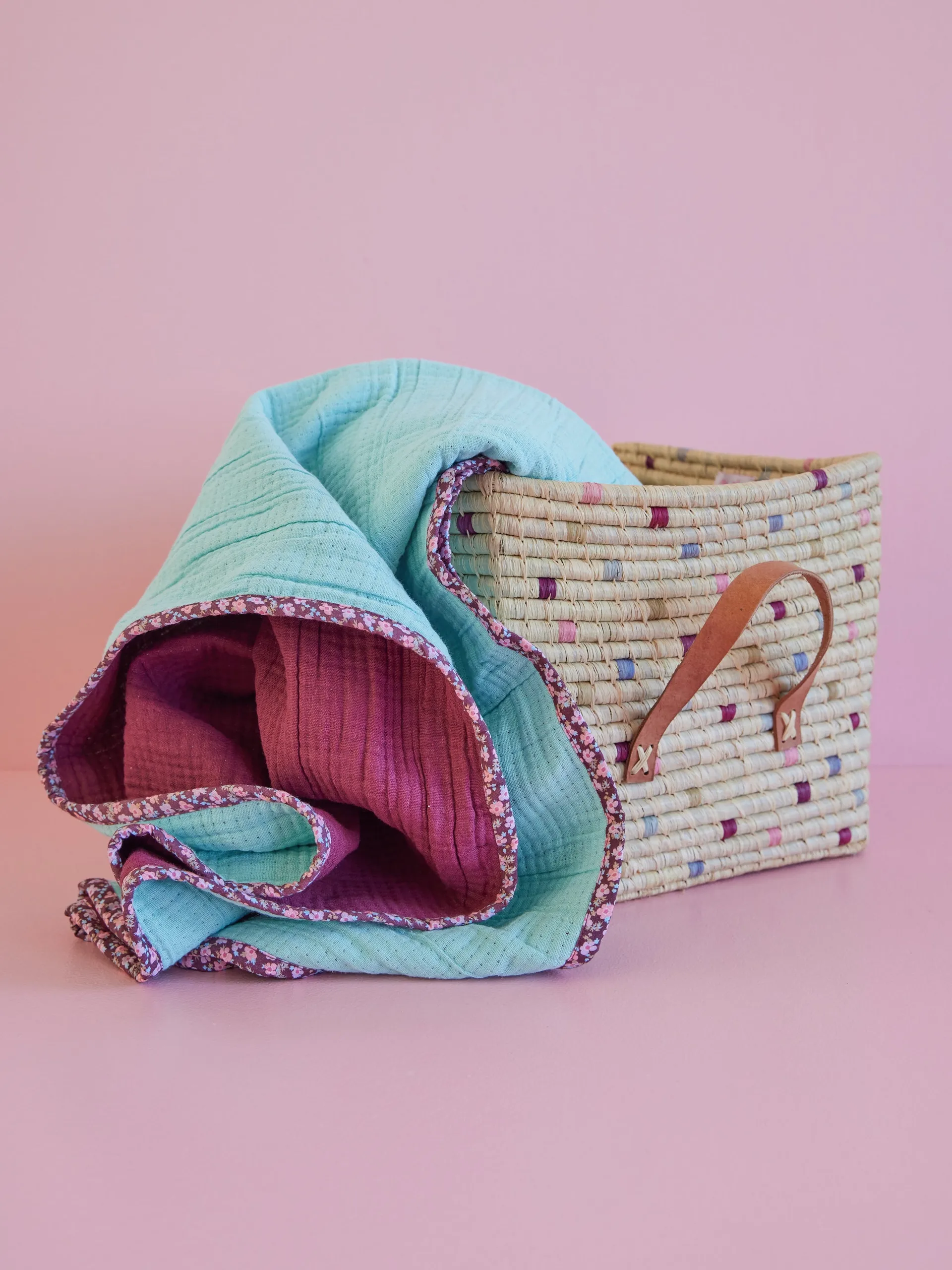 Rice cotton blanket 140x200 cm, Multi RICE