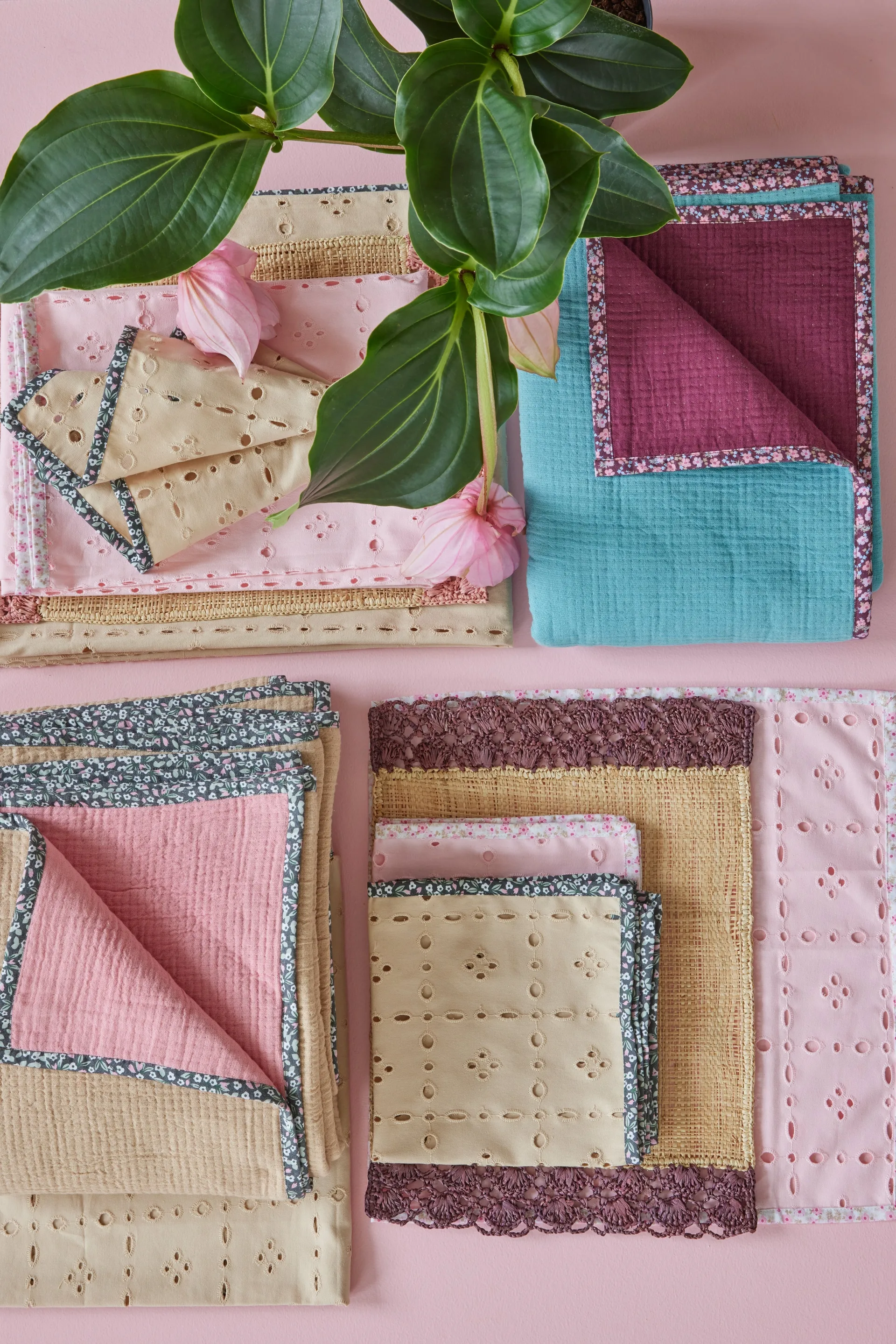 Rice cotton blanket 140x200 cm, Multi RICE