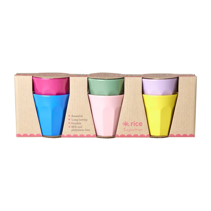 Rice cup xsmall 6-pack - Multicolor - RICE