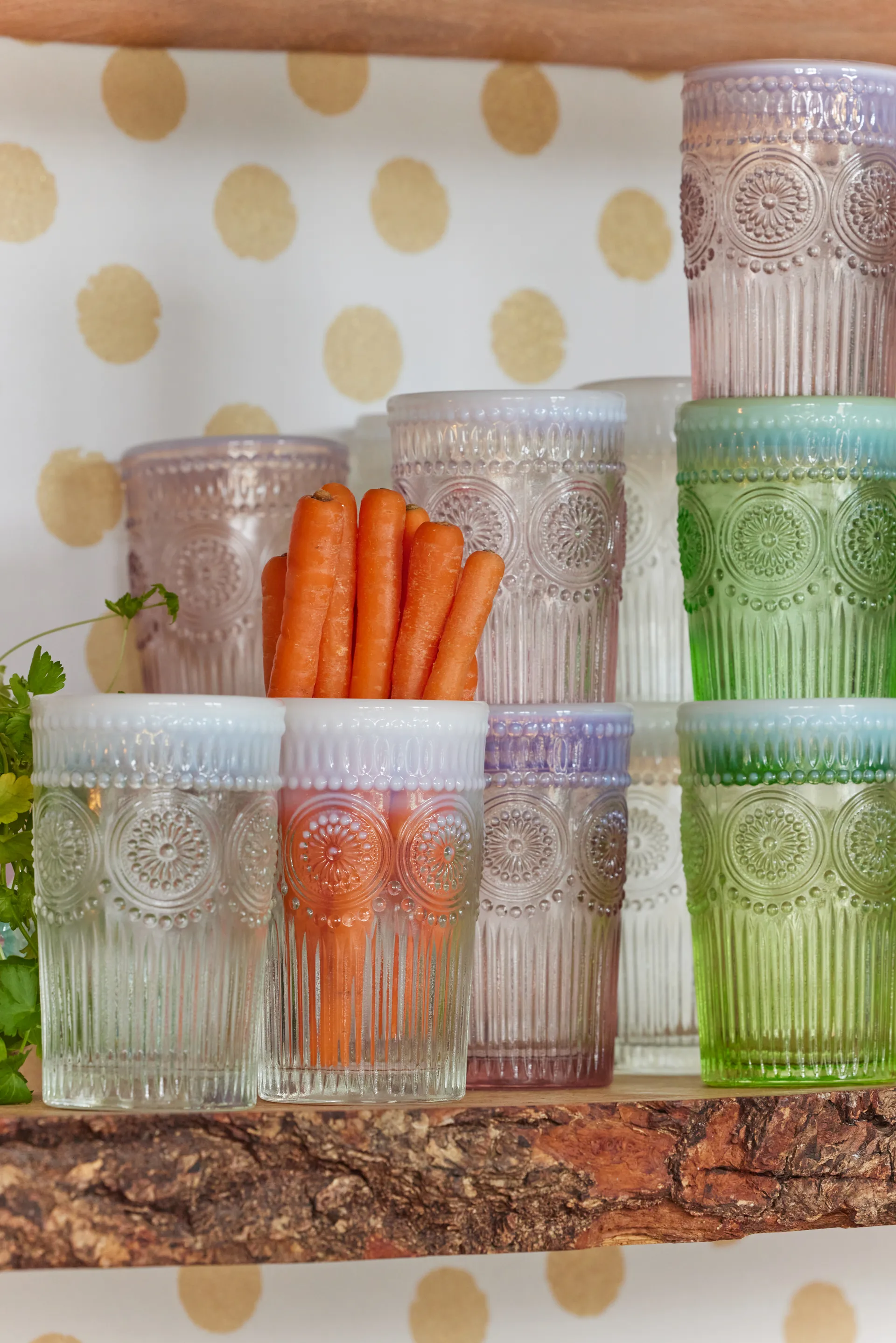 Rice drinking glass 34 cl, Green RICE