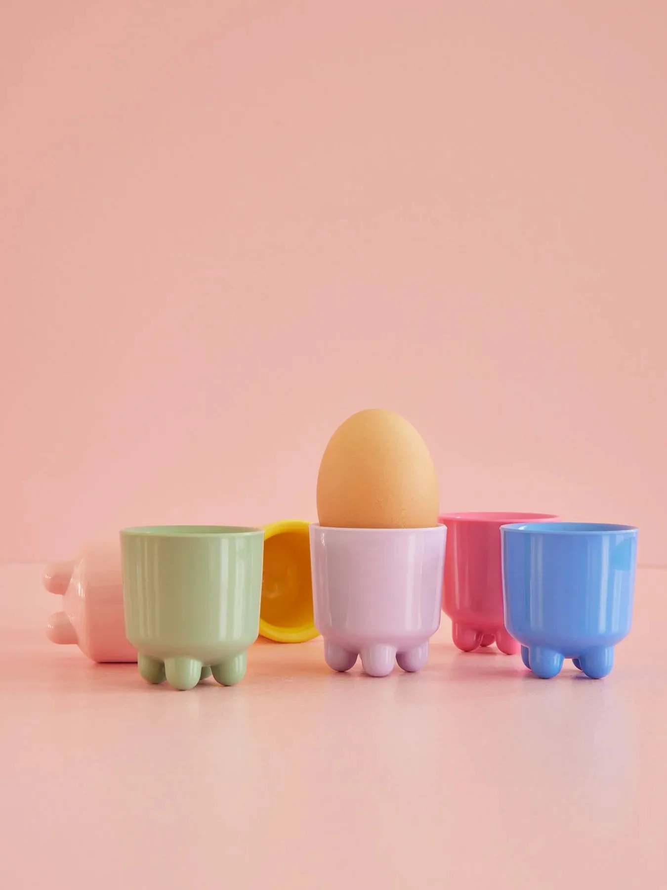 Rice egg cup melamin 6 pieces, Multicolor RICE