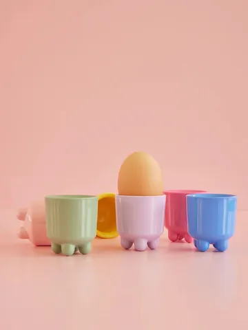 Rice egg cup melamin 6 pieces - Multicolor - RICE
