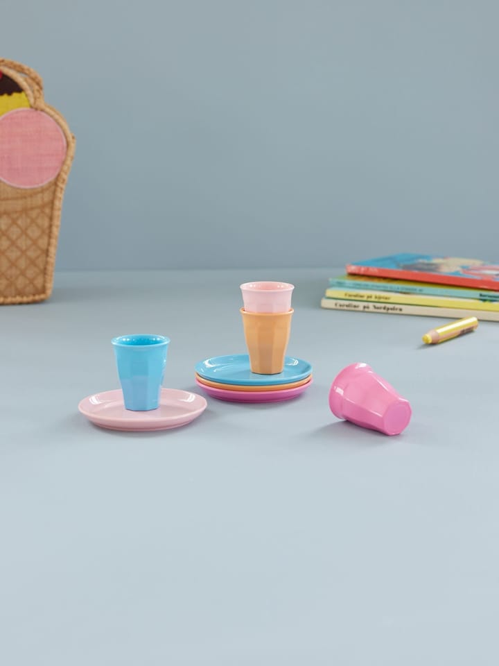 Rice espresso cup melamine giftbox 4-pack, Multicolor RICE