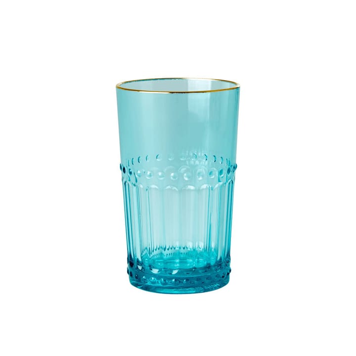 Rice glass acrylic 25 cl - Mint-gold edge - RICE