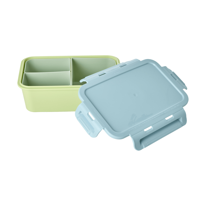 Rice lunch box with 3 compartments - Soft green - RICE