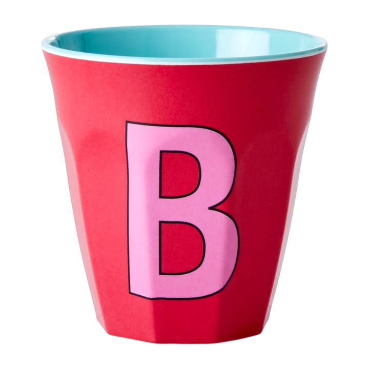 Rice melamin cup medium letter -  B 30 cl - Red kiss - RICE