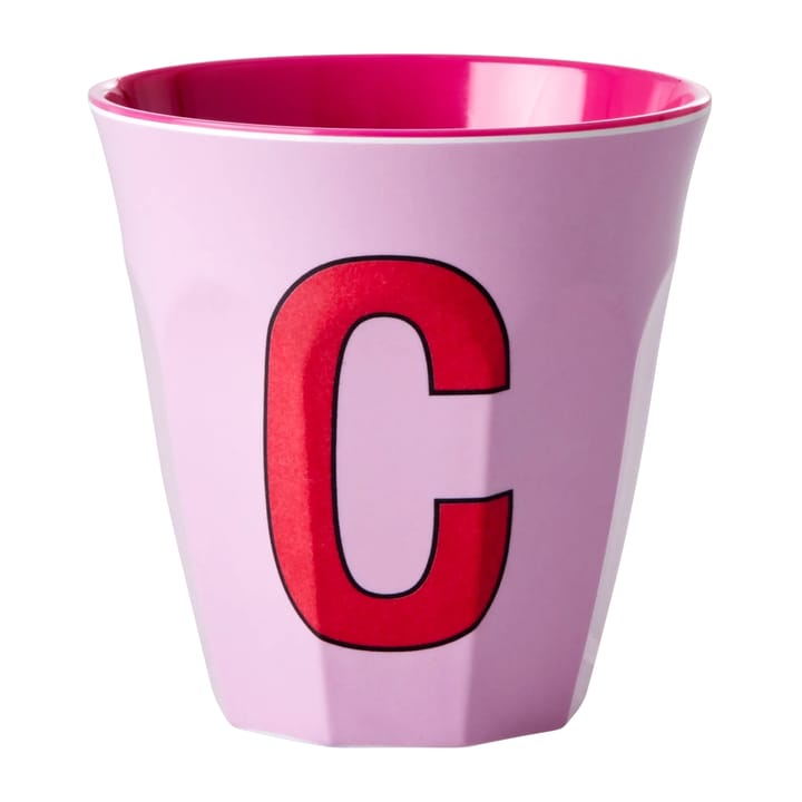 Rice melamin cup medium letter -  C 30 cl - Pink - RICE