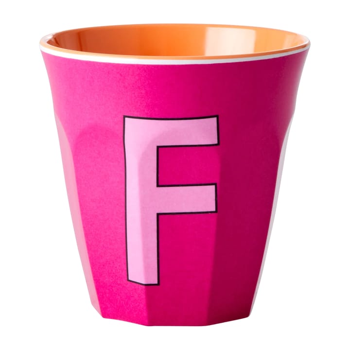 Rice melamin cup medium letter -  F 30 cl - Fuchsia - RICE