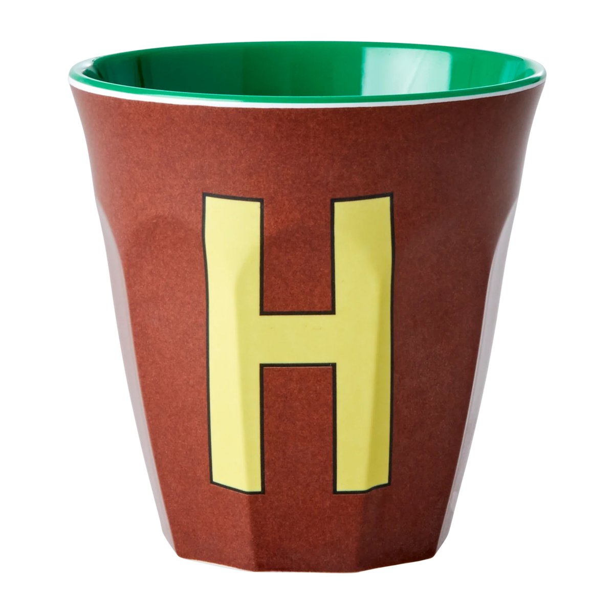Rice melamin cup medium letter - H 30 cl Brown | Scandinavian Design | Coffee cups | Brown
